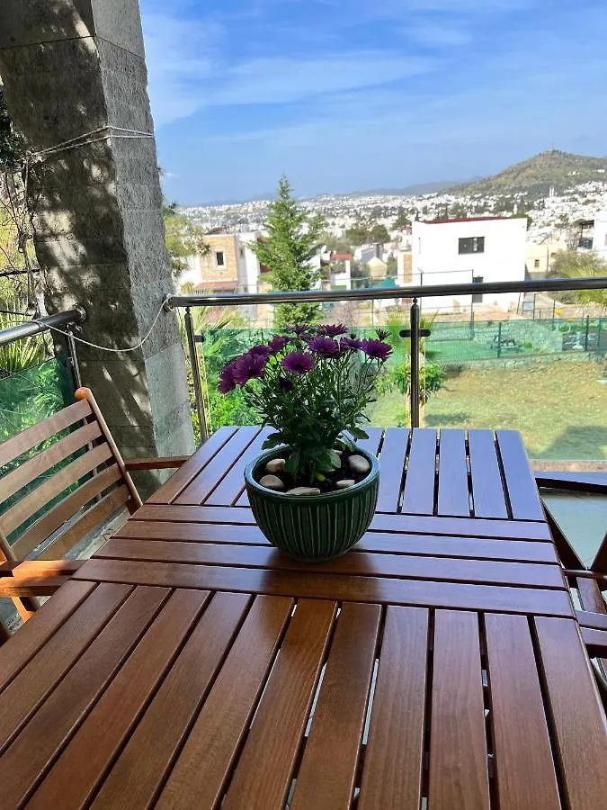 2+1 House In Bodrum Center With Sea View And Big Private Garden